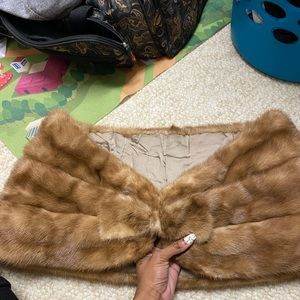 Real authentic mink fur